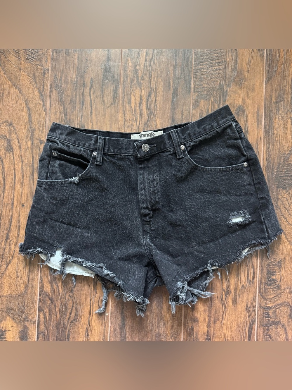 Wrangler authentics Black Cut Off Shorts
